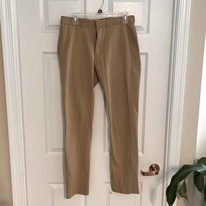 I Crew Men’s Tech Pant 32 inch inseam slim fit